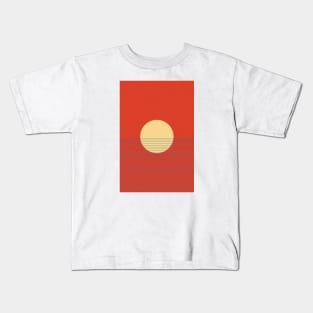 Sun Goes Down, Mid-Century Modern Kids T-Shirt